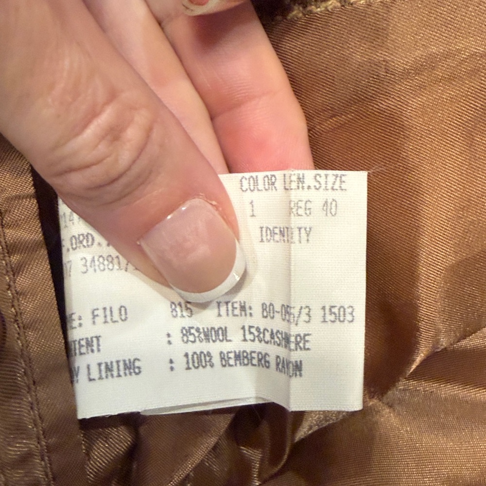 Vintage wool and cashmere blazer - Picture 10 of 10